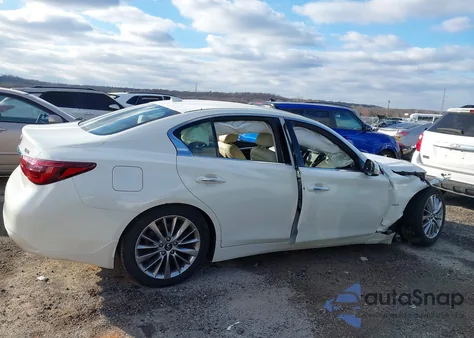 2018 Infiniti Q50 3.0T Luxe из США, поврежденный, VIN JN1EV7AR2JM434396